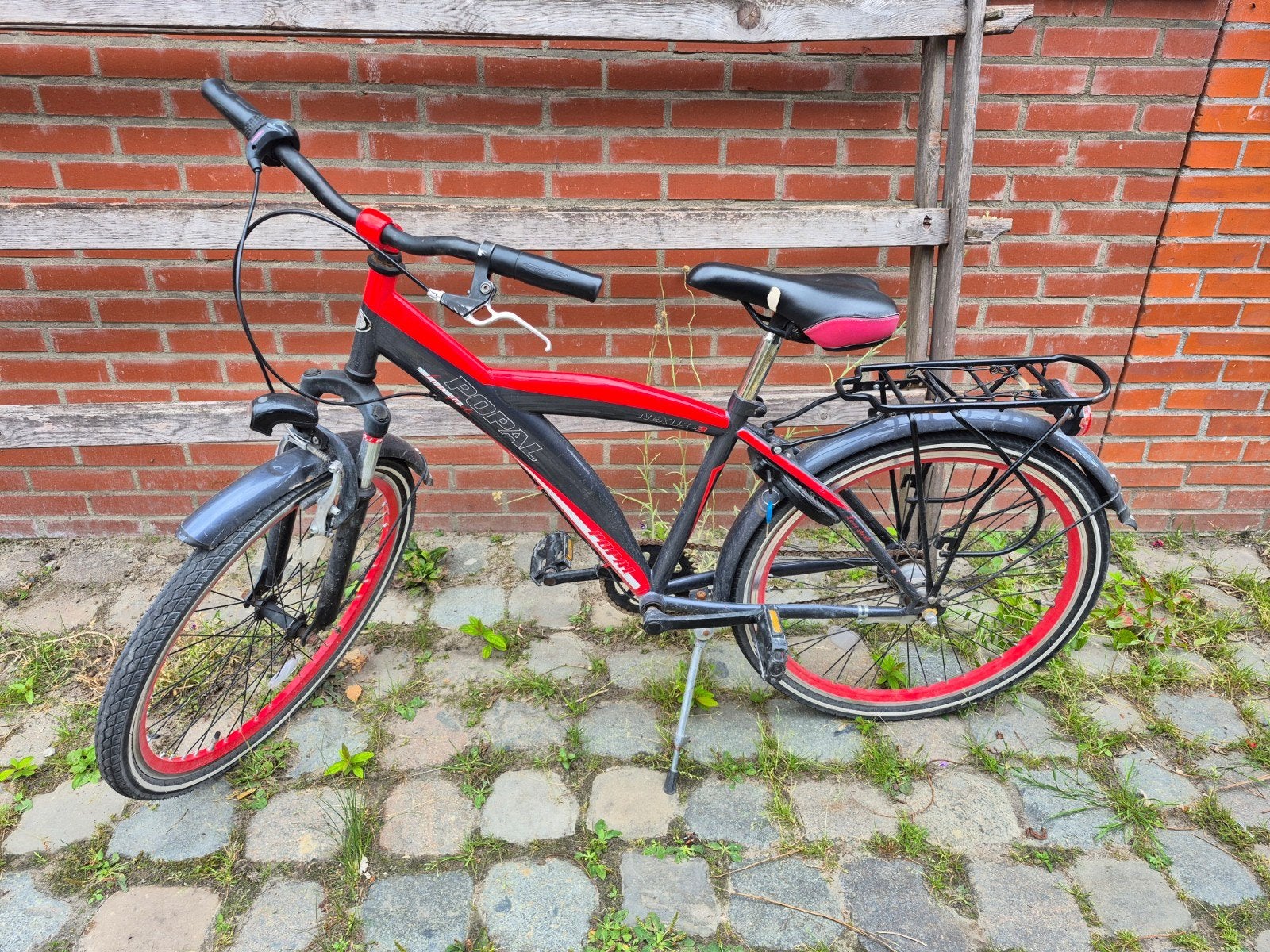 Gebruikte 24 inch jongensfiets - Popal, Gebruikt, Velgrem, Minder dan 49 cm, Ophalen