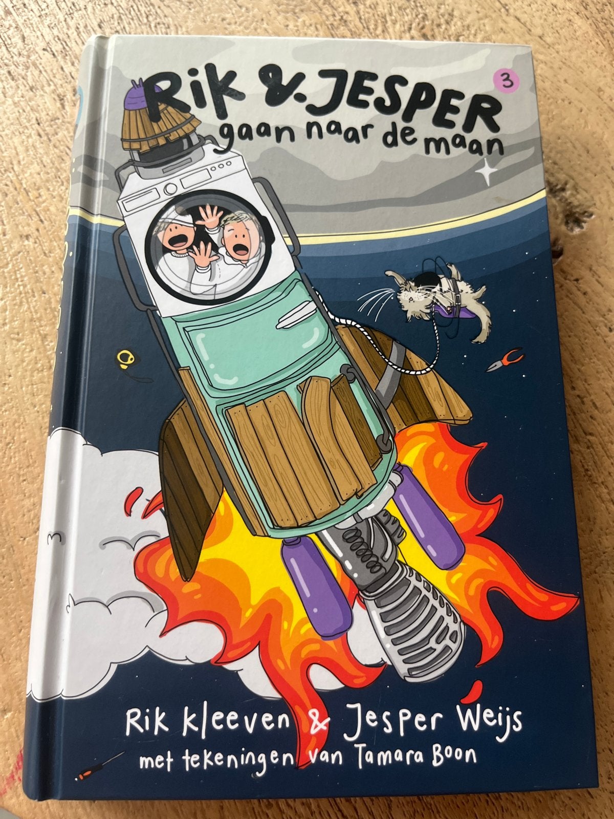 Rik & Jesper gaan naar de maan - Deel 3, Ophalen of Verzenden, Zo goed als nieuw, Fictie algemeen