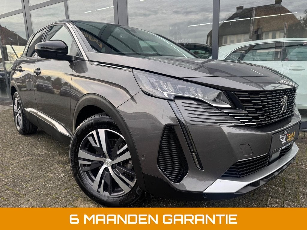 Peugeot 3008 1.2 PureTech Allure, Parkeersensor, Gebruikt, 1199 cc, Leder en Stof