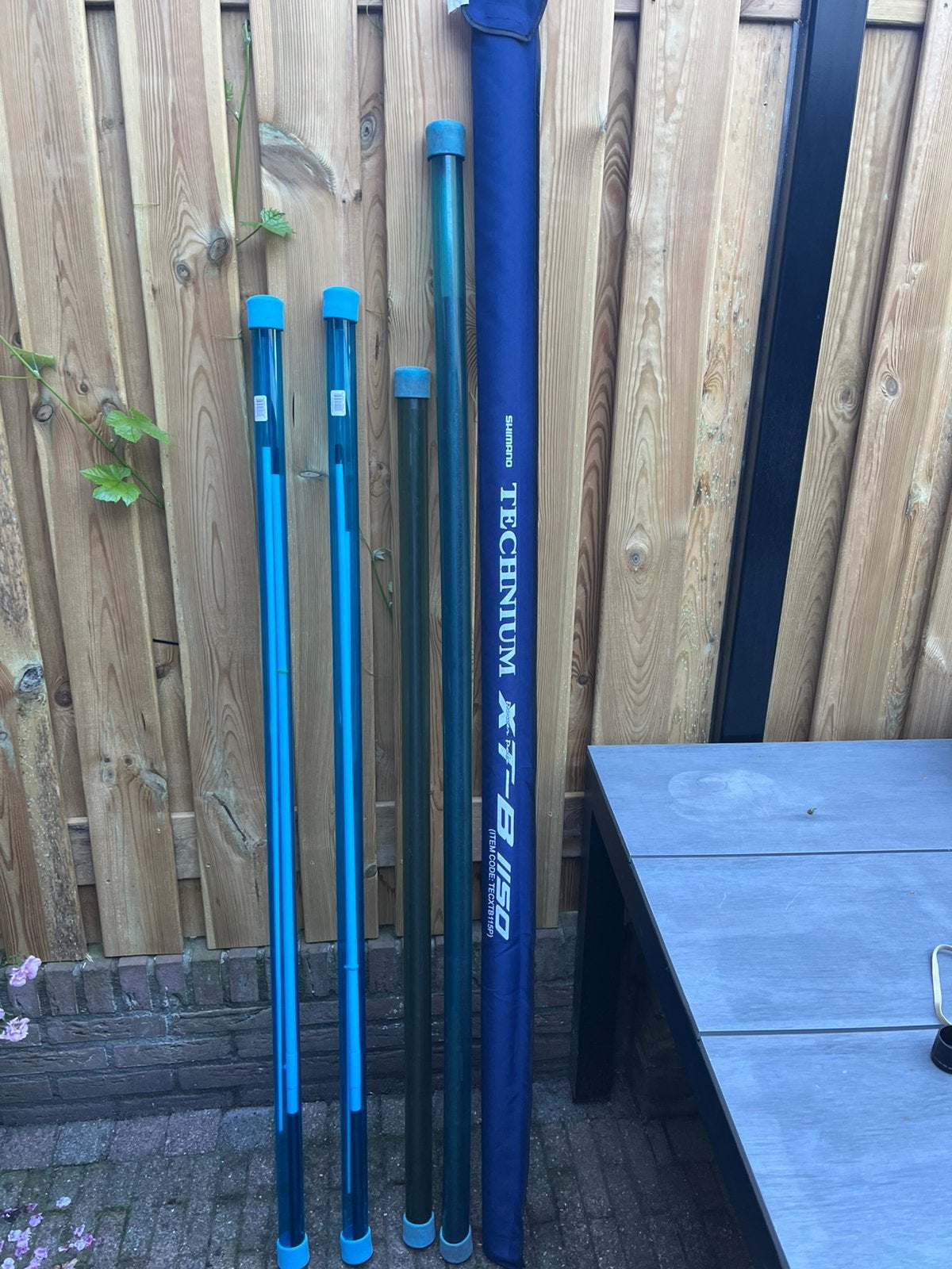 Shimano Technium XT-B 11.5 meter met extra topset en cupset, Ophalen, Zo goed als nieuw, Vaste hengel