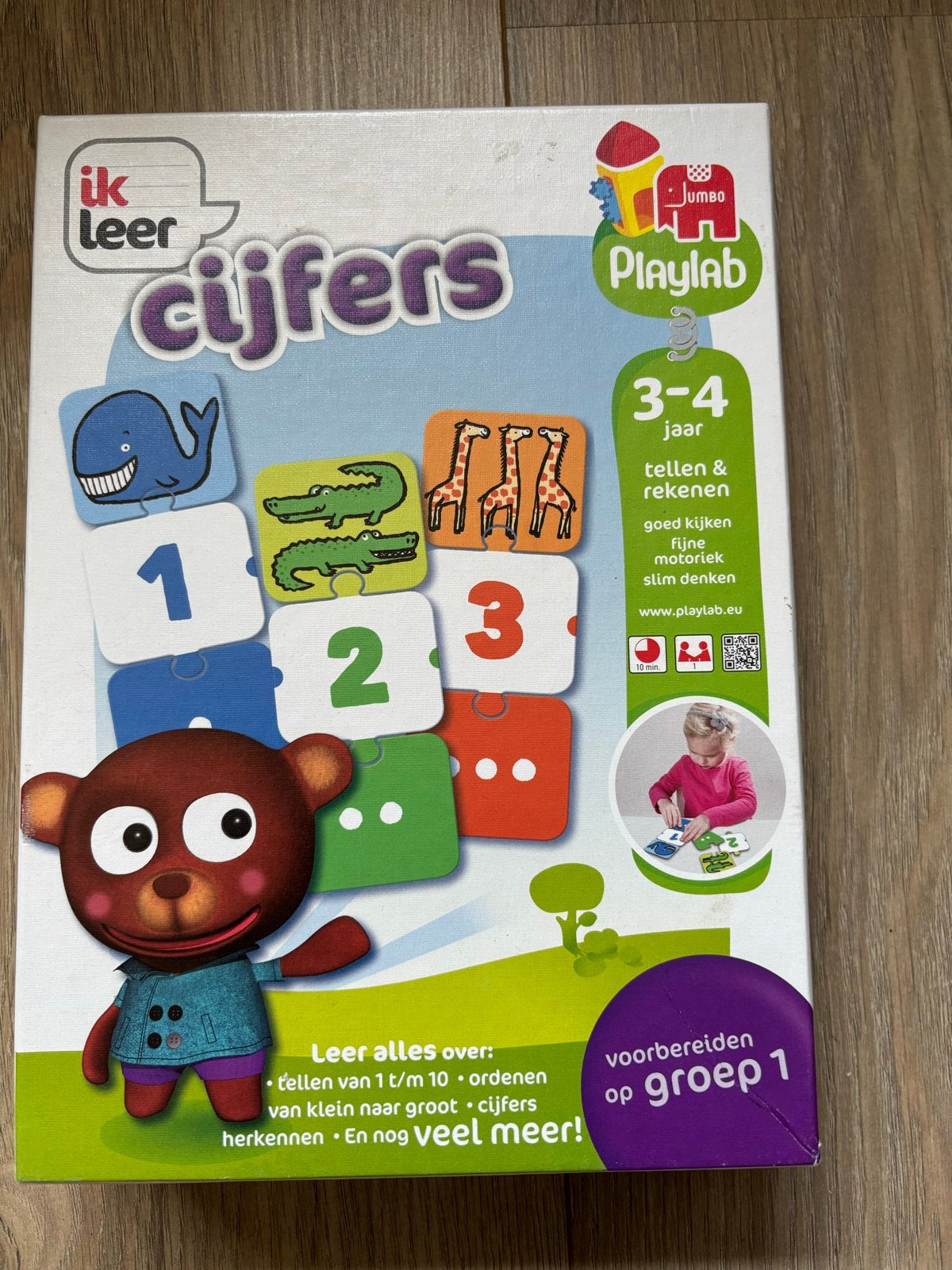 Jumbo Ik Leer Cijfers - Educatief Spel voor Kleuters, Hobby en Vrije tijd, Gezelschapsspellen | Bordspellen, Een of twee spelers