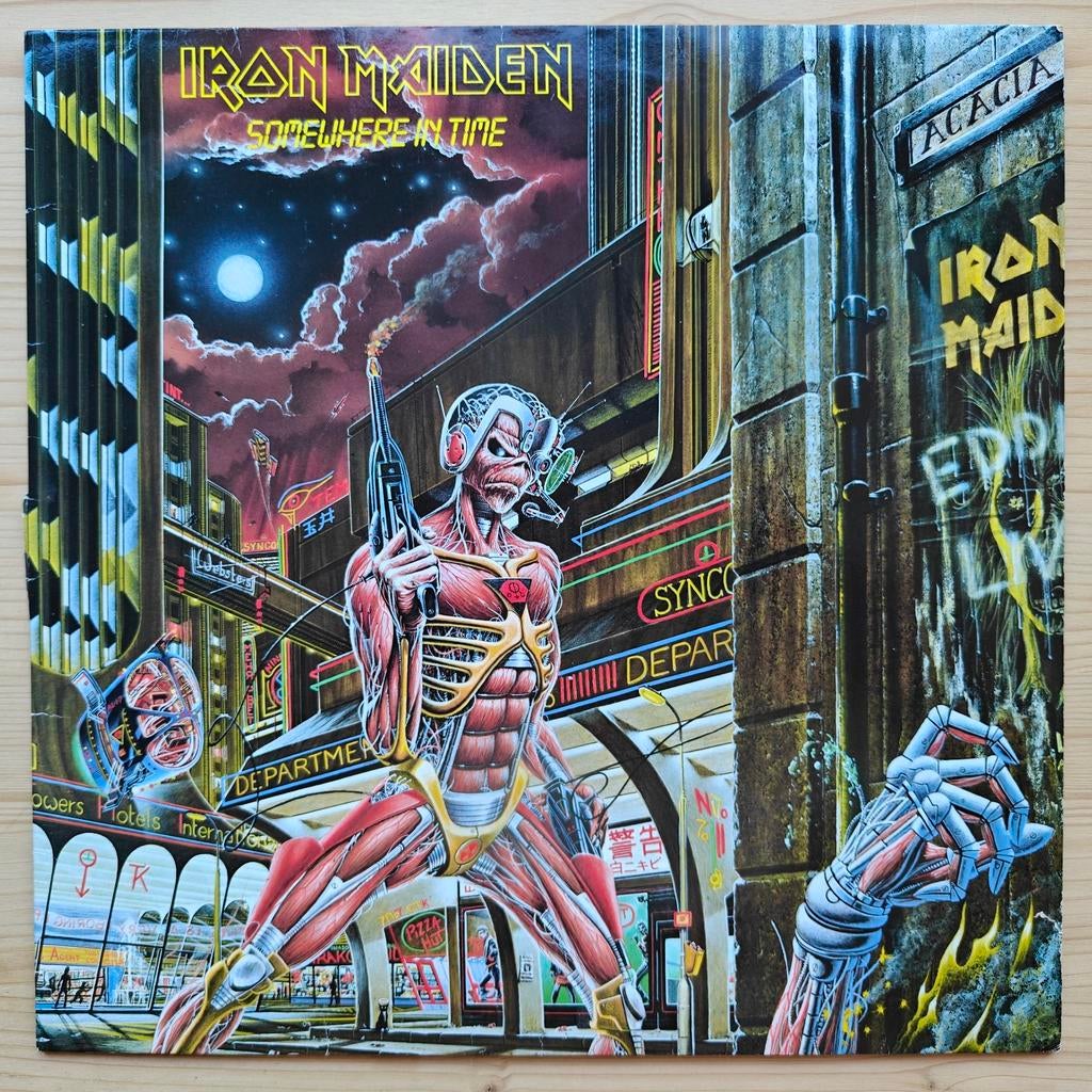 LP · Iron Maiden — Somewhere in Time, Gebruikt, Overige genres, 1980 - 1989, 12 inch
