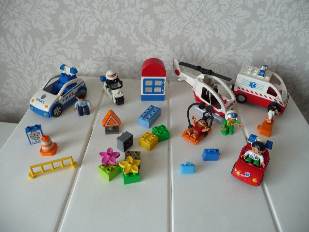 duplo grote  ziekenhuis, Ophalen of Verzenden, Zo goed als nieuw, Complete set, Duplo