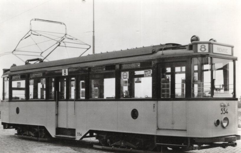 RET Mannenkoor Nr. 126 Tram, Verzamelen, Verzenden, 1920 tot 1940, Ongelopen, Zuid-Holland