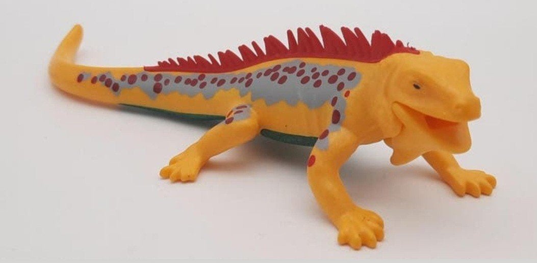 Playmobil Iguana figuur ca. 14cm lang, Ophalen of Verzenden, Zo goed als nieuw, Los playmobil