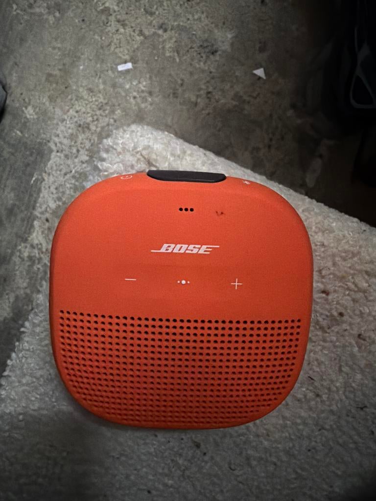 Bose SoundLink Micro Bluetooth Speaker - Oranje, Audio, Tv en Foto, Luidsprekers, Gebruikt, Overige typen, Ophalen of Verzenden