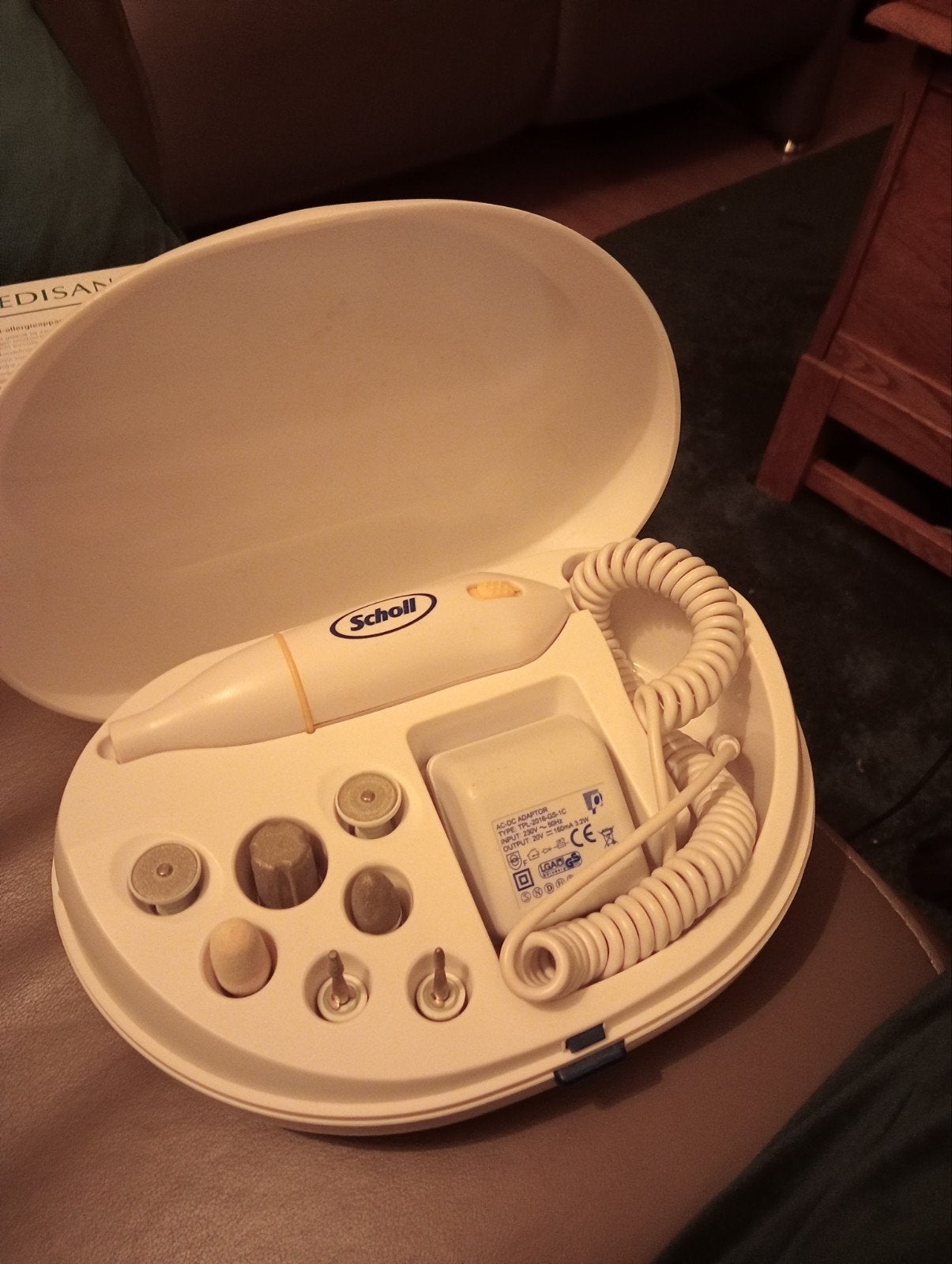 Dr. Schol elektrische manicure-/pedicureset, Ophalen of Verzenden, Zo goed als nieuw, Overige typen