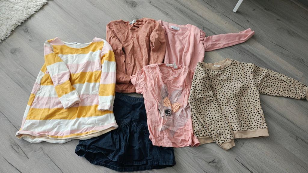 Kleding voor meisjes, maat 110 en 116, Kinderen en Baby's, Kinderkleding | Maat 110, Ophalen, Zo goed als nieuw, Meisje