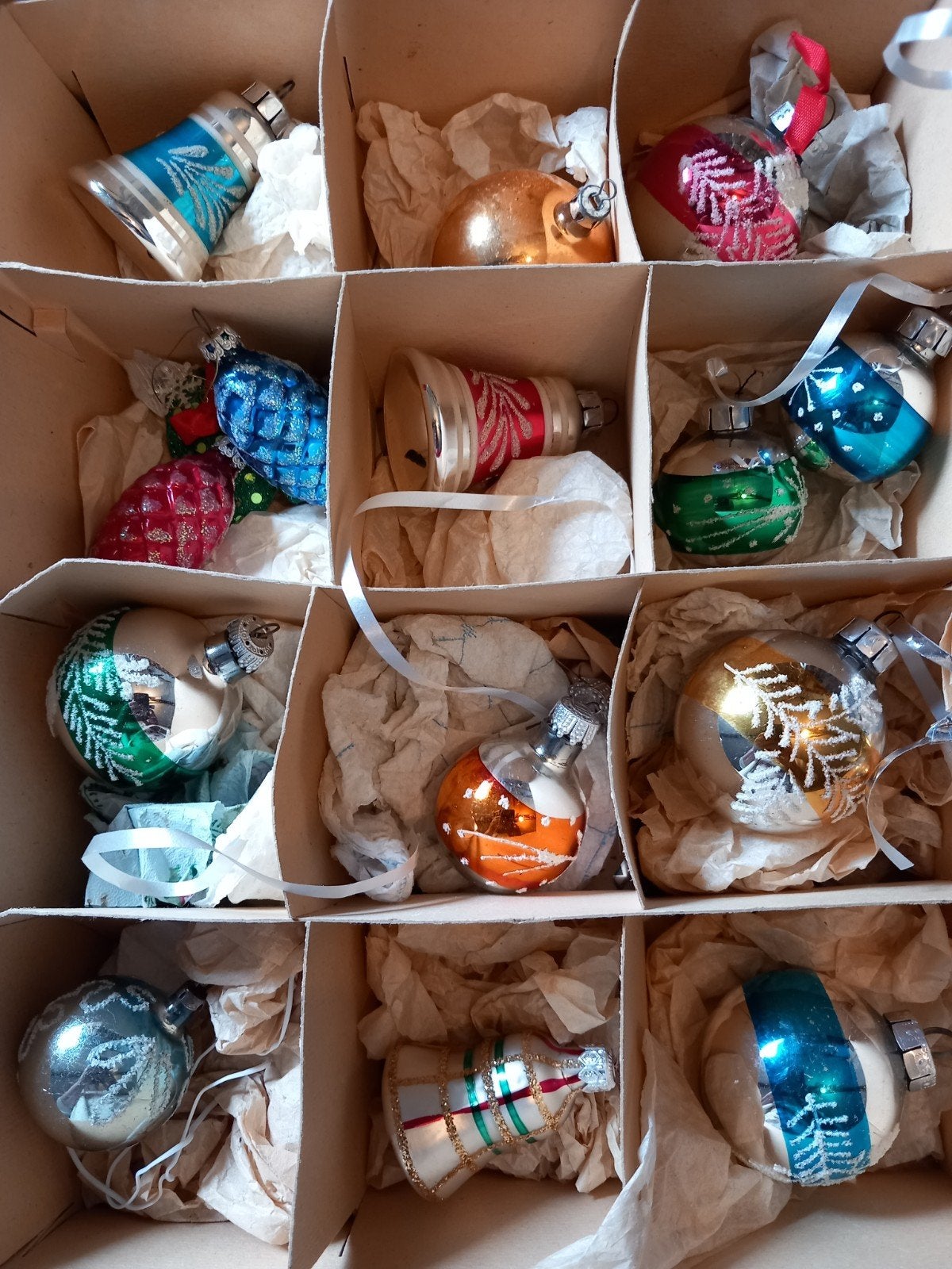 Vintage kerstballen, Diversen, Ophalen, Gebruikt