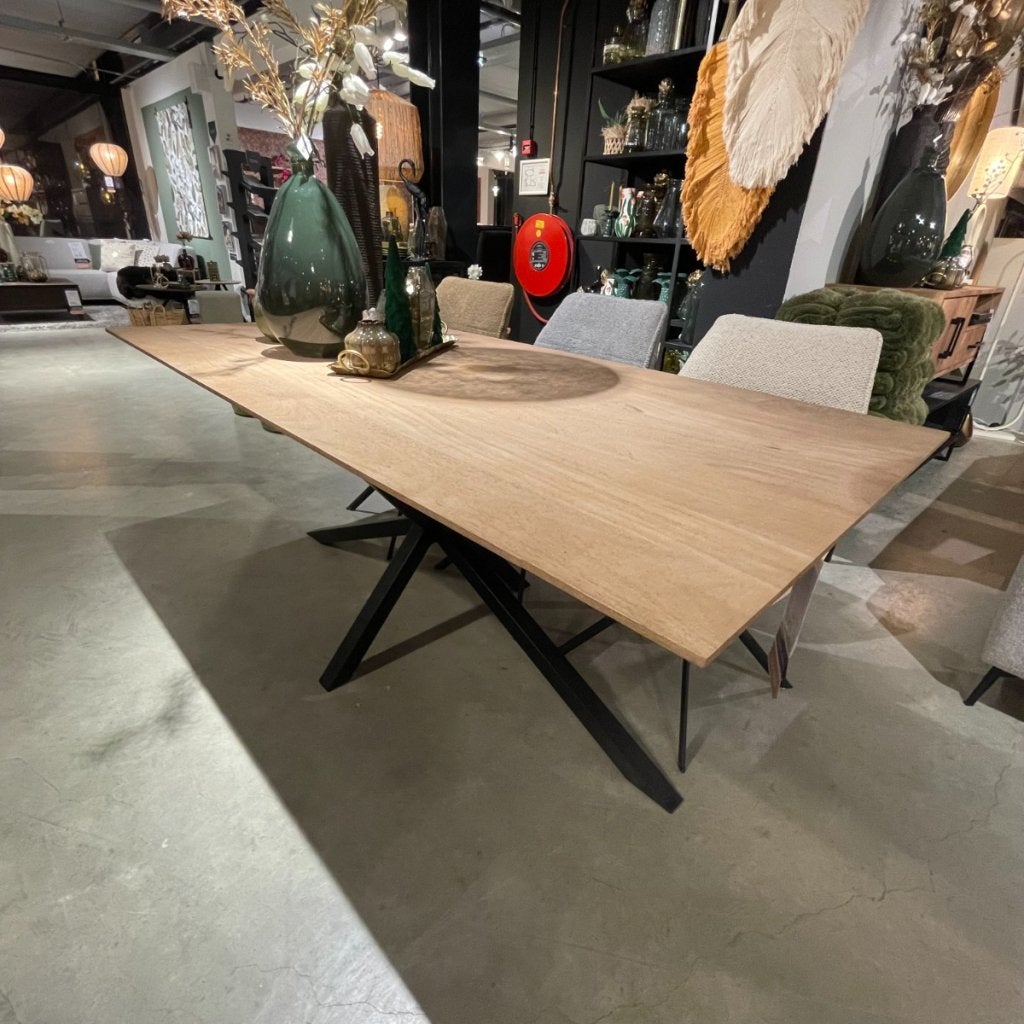 Piastra Eettafel 190x95 Mango Warm Naturel - Pronto Wonen, Niet ingevuld, Niet ingevuld, Niet ingevuld