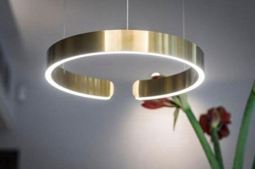 Occhio Mito Sospeso gold/goud - designlamp 60 cm, Ophalen, Zo goed als nieuw