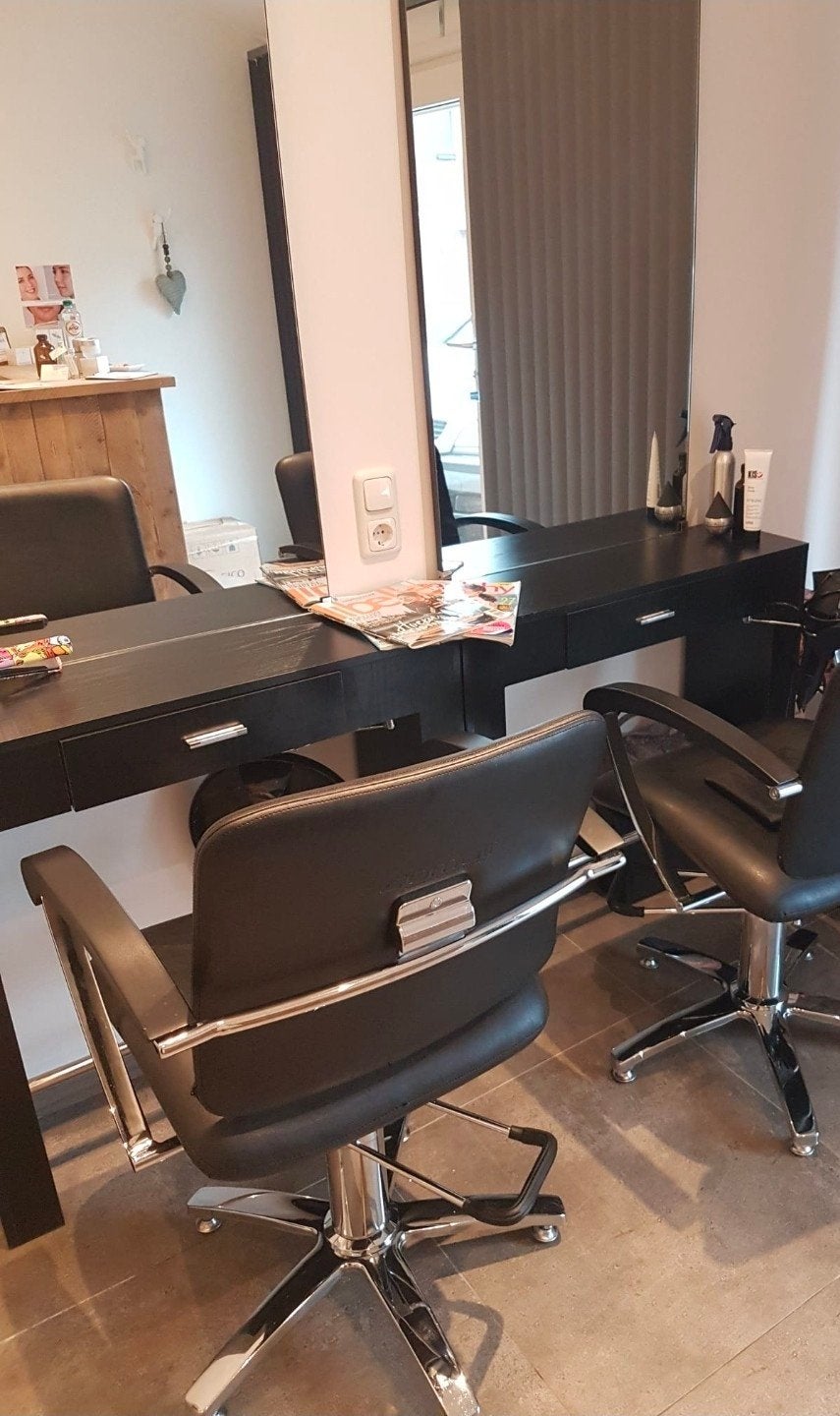 1 kappersstoel + kaptafel, Ophalen, 50 tot 100 cm, Minder dan 100 cm