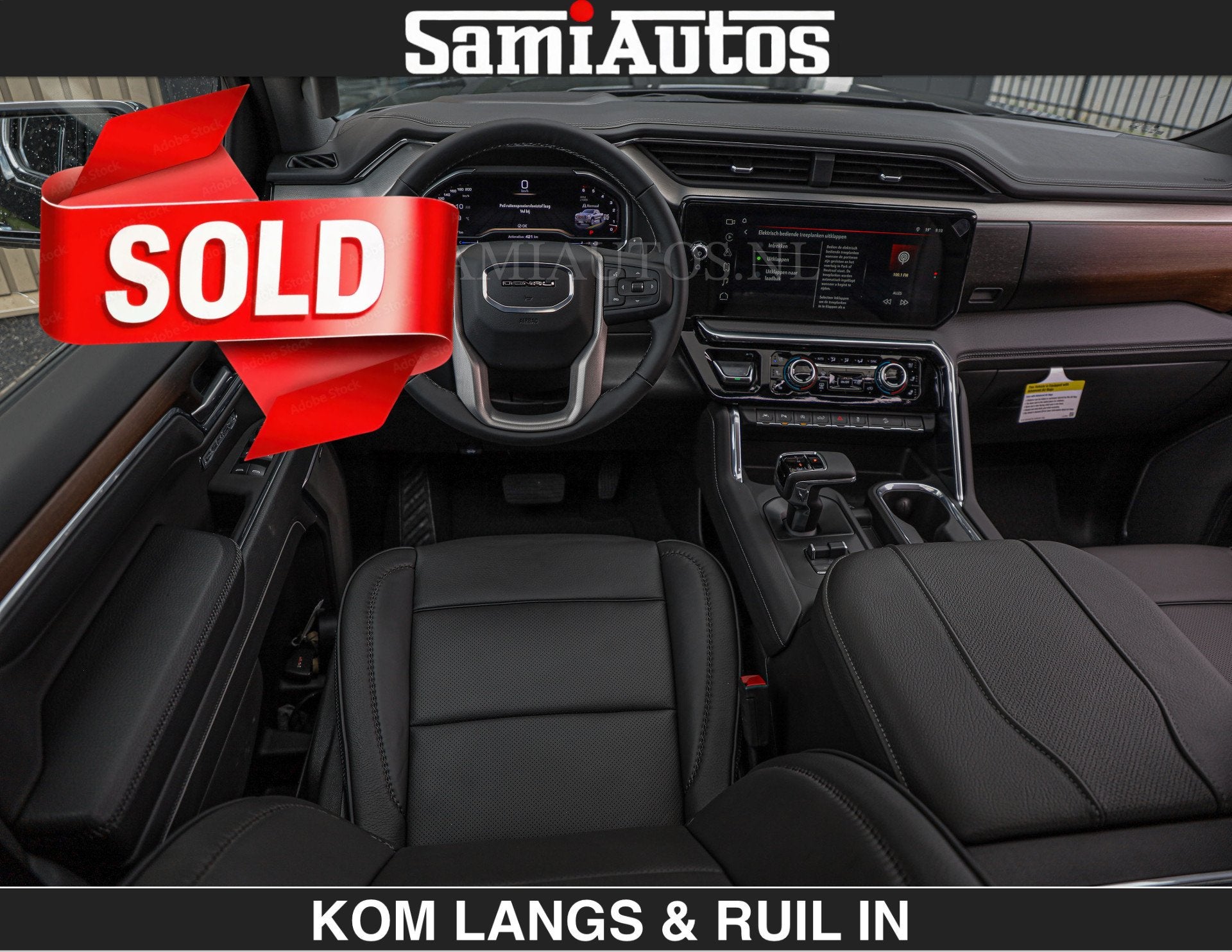 GMC Sierra DENALI | All-In Prijs | 6,2 V8 Full Option €799, Auto's, Automaat, Dealer onderhouden, Adaptive Cruise Control, Met garantie (alle)