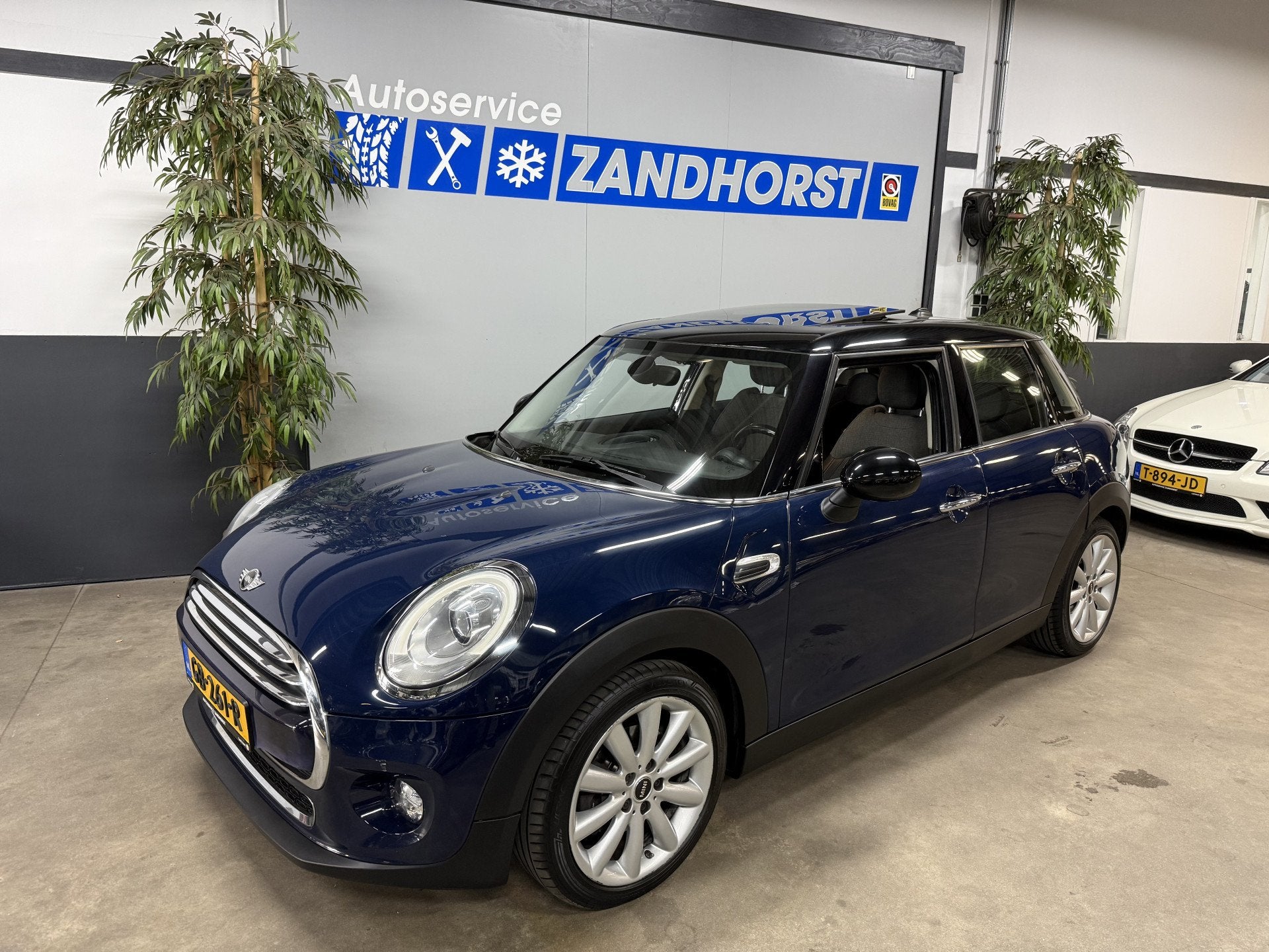 MINI 5-deurs 1.5 Cooper Business Led koplampen // Panodak, Auto's, 136 pk, Gebruikt, Euro 6, Blauw
