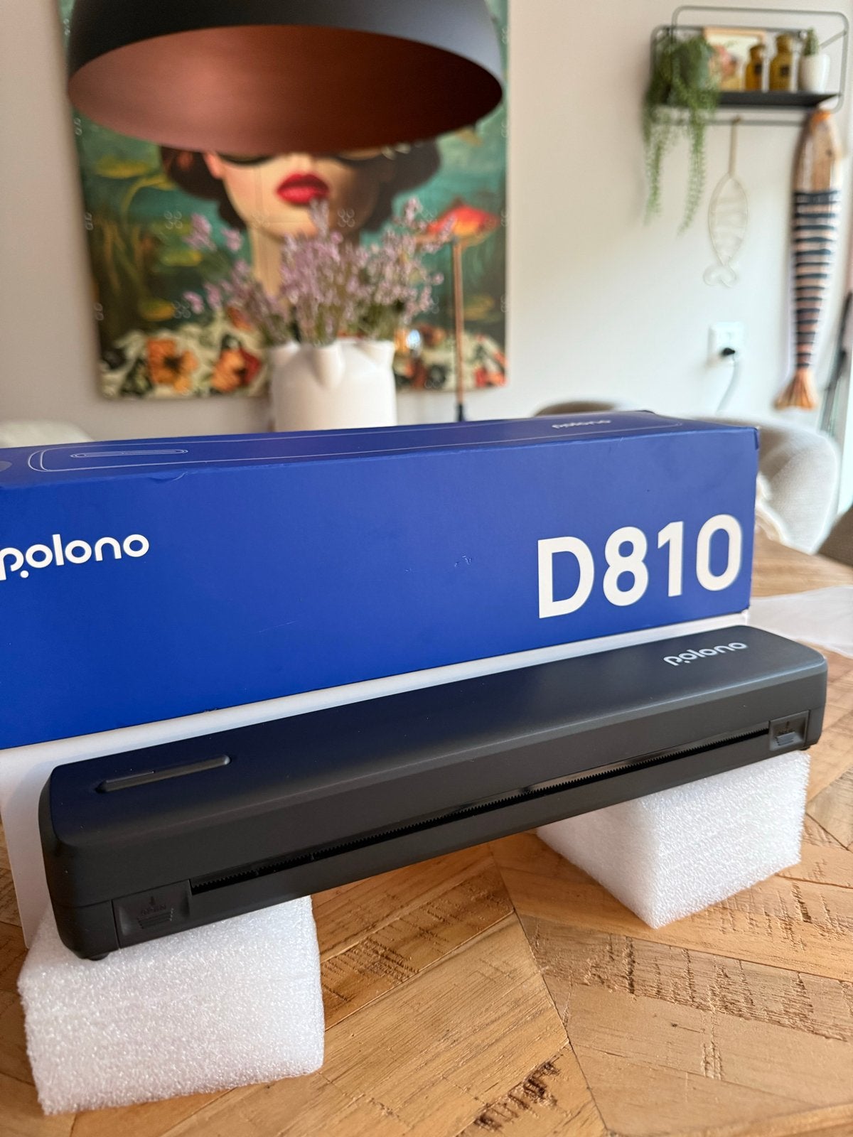 Polono D810 Draagbare Thermische Printer - Nieuwstaat, Computers en Software, Zwart-en-wit printen, Printer, Nieuw, Ophalen of Verzenden