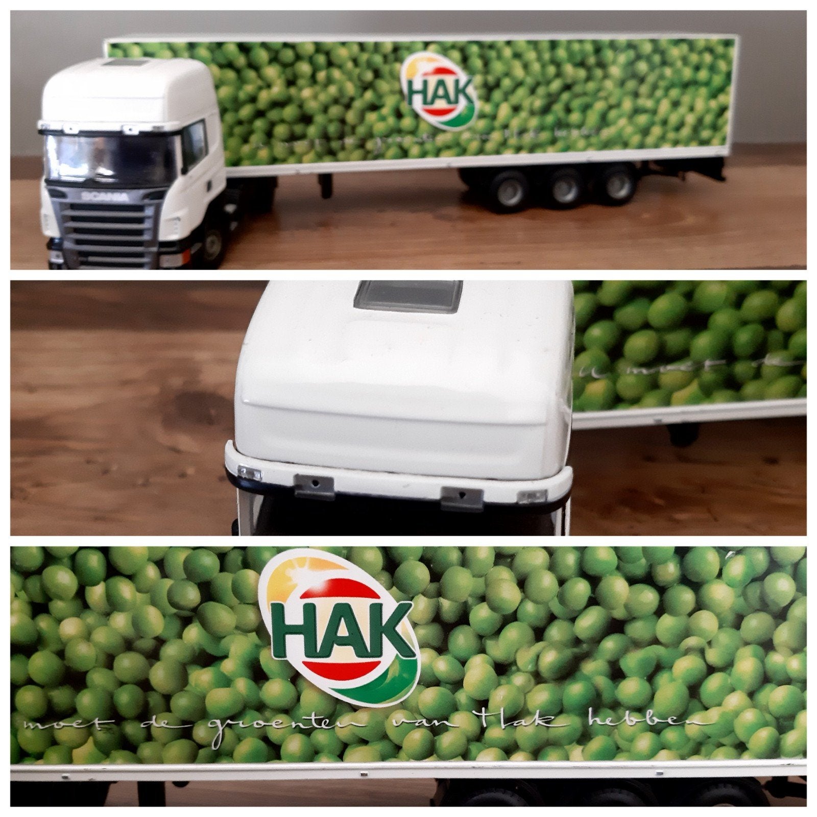 Lion Toys Vrachtwagen Van Hak 1/50, Hobby en Vrije tijd, Modelauto's | 1:50, Ophalen of Verzenden, Gebruikt, Bus of Vrachtwagen