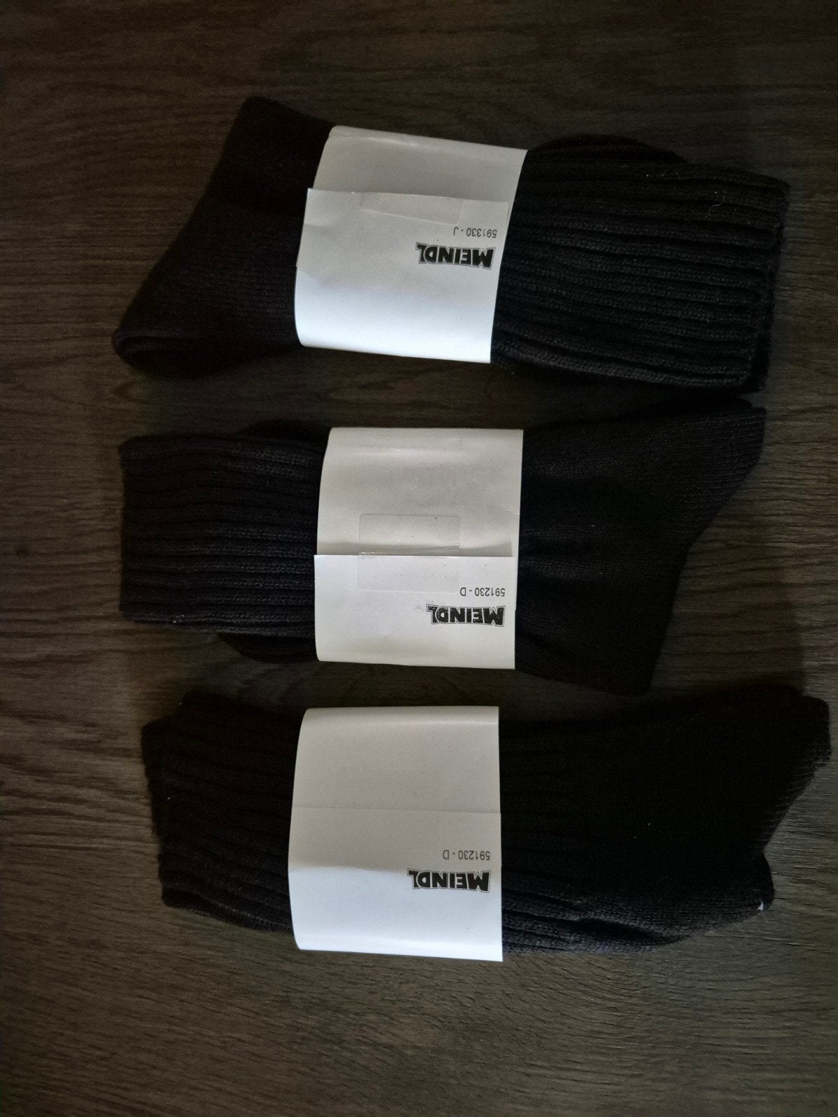 Meindl sokken - 3 paar - Maat 43-46 - Zwart - Nieuw, Kleding | Heren, Zwart, Ophalen of Verzenden, Meindl, Nieuw