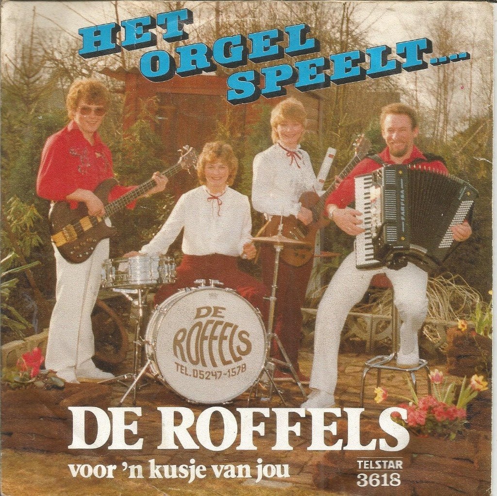 VERKOCHT De Roffels – Het Orgel Speelt.... (1982), Fotohoes, 7 inch, Ophalen of Verzenden, Zo goed als nieuw