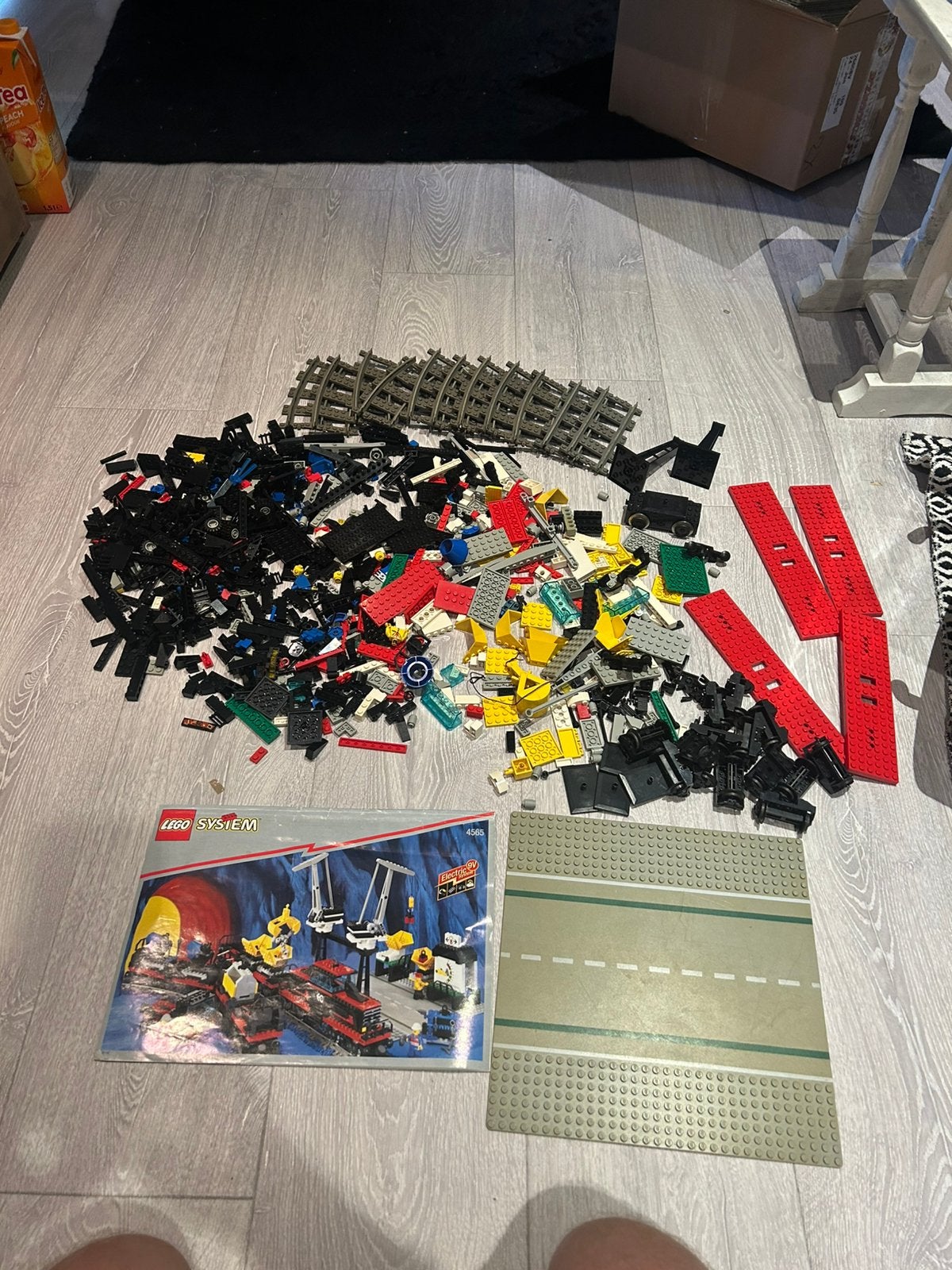 Lego 4565 trein 9v, Kinderen en Baby's, Speelgoed | Duplo en Lego, Ophalen of Verzenden, Zo goed als nieuw