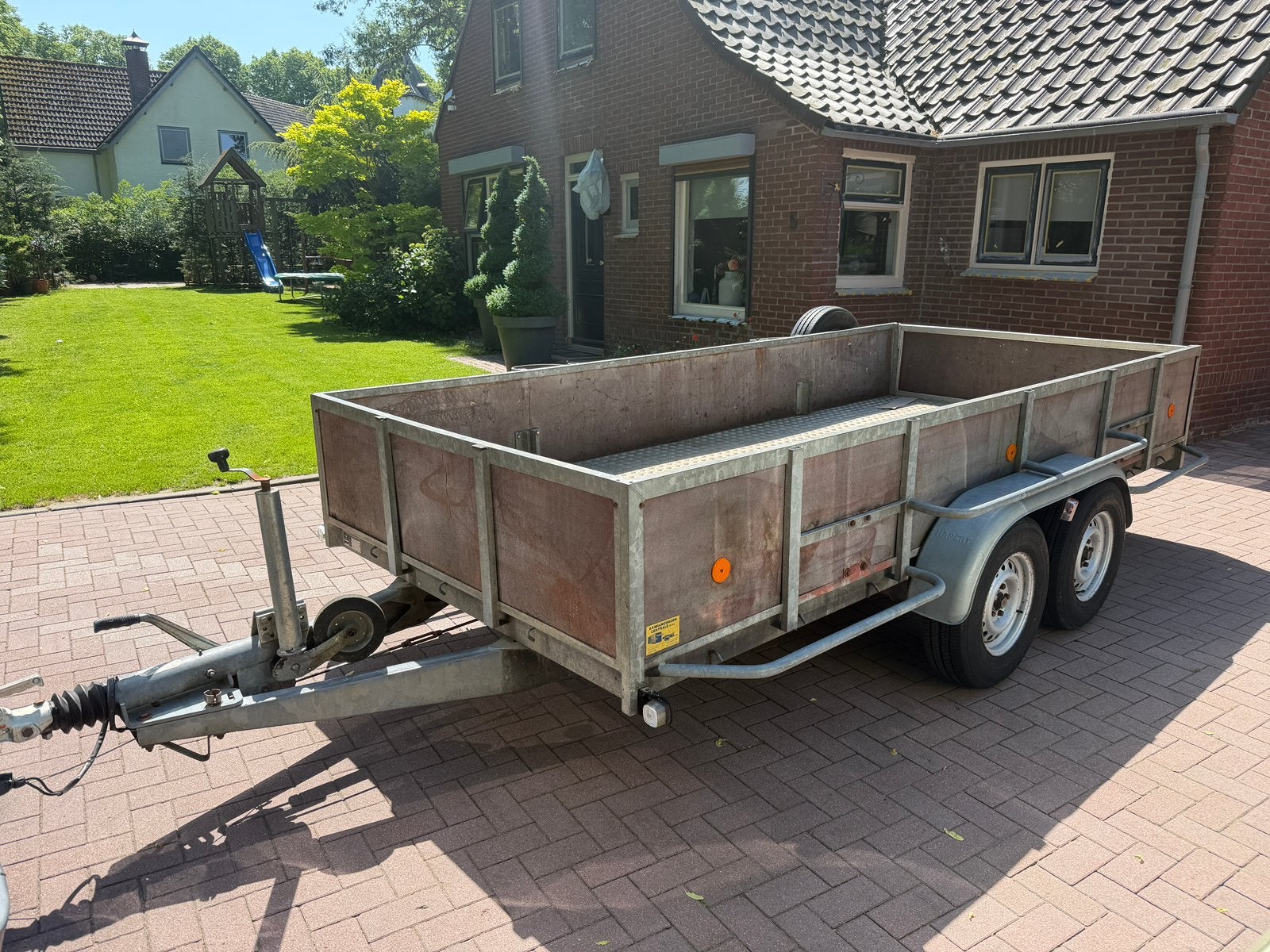 Hapert tandemasser 3500 kg, Ophalen of Verzenden, Zo goed als nieuw