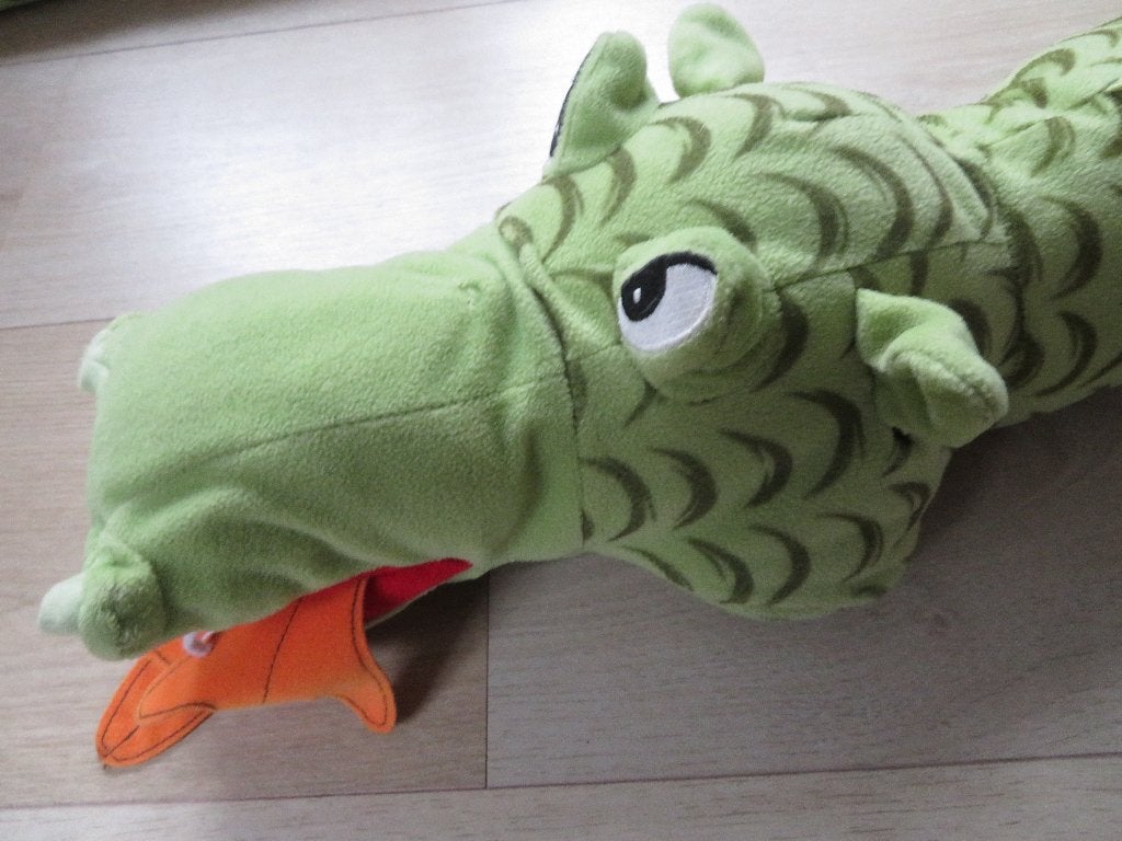 IKEA Draak Minnen Drake meet ca 2 meter lang, Kinderen en Baby's, Groen, IKEA, Overige typen, Ophalen of Verzenden