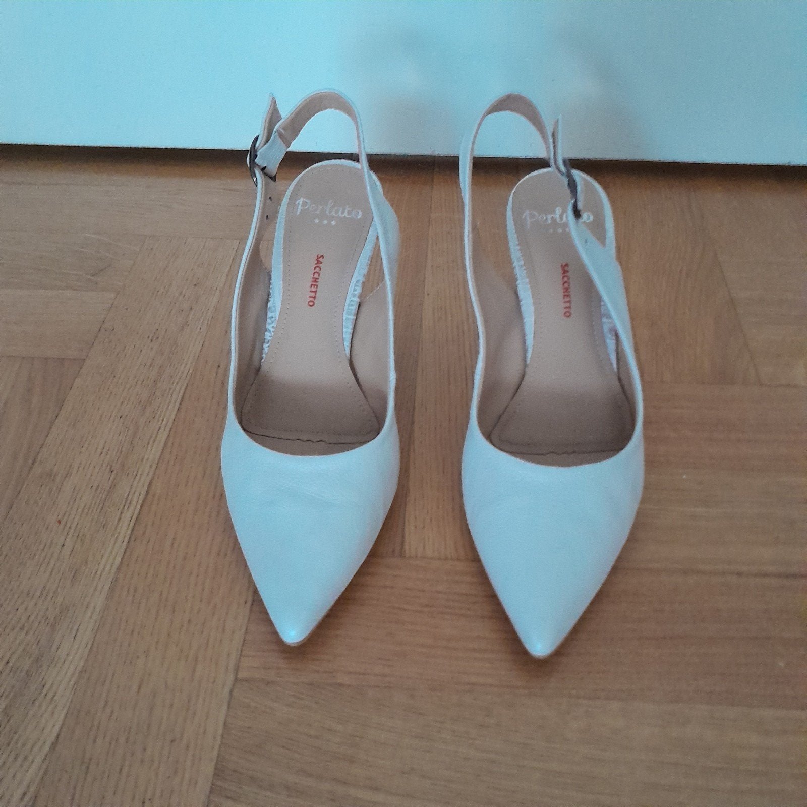 Nieuwe Perlatos pumps maat 37, Pumps, Wit, Nieuw, Ophalen of Verzenden