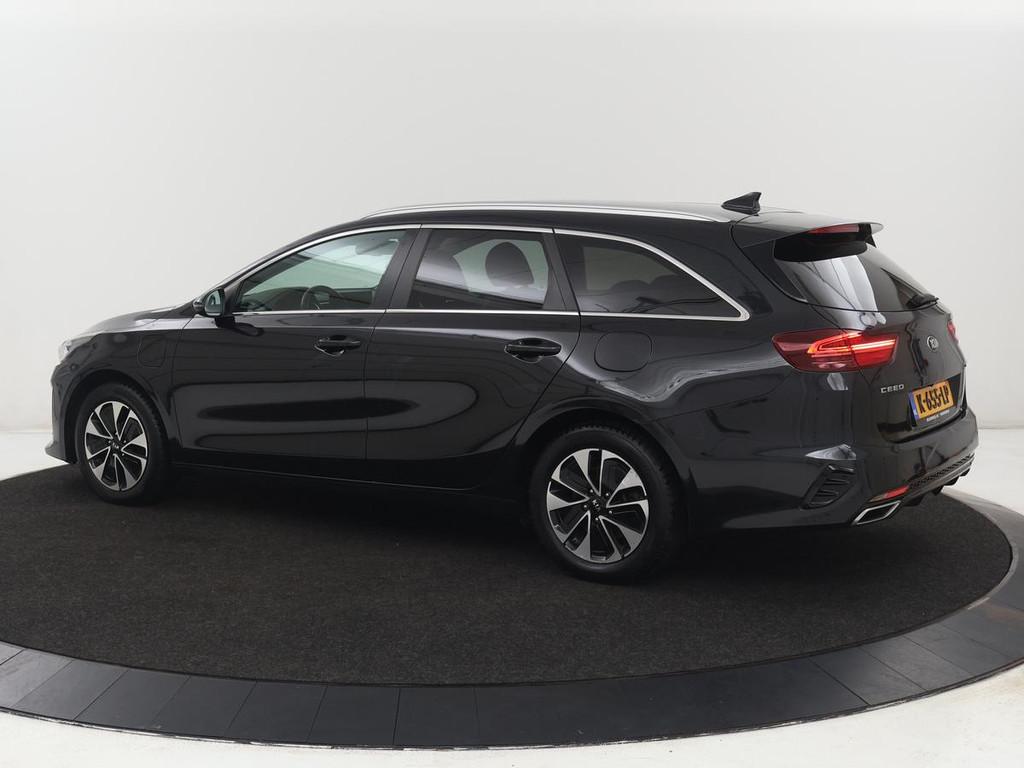 Kia Ceed 1.6 GDI PHEV DynamicPlusLine | Trekhaak | Stoelverw, Auto's, Kia, Adaptive Cruise Control, Gebruikt, Leder en Stof, Zwart