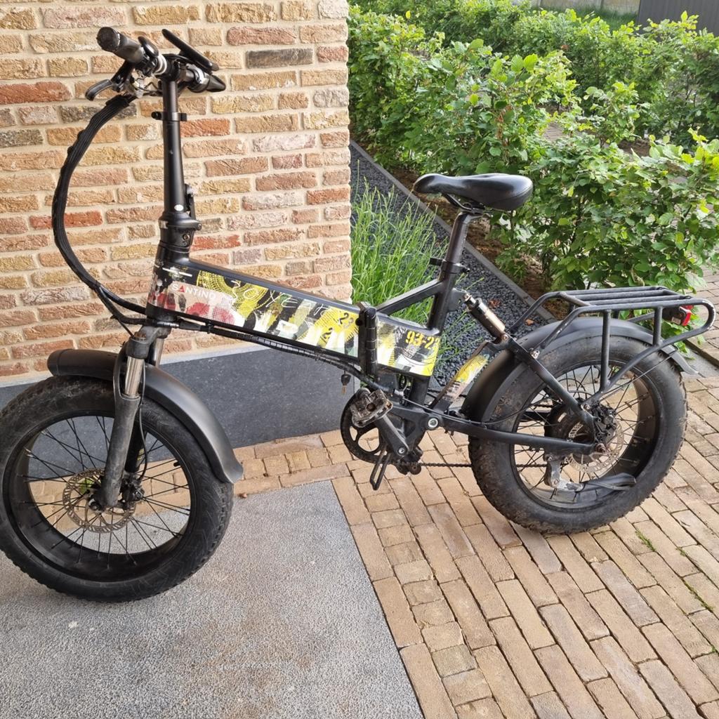 Stoere MATE X Fatbike - nieuwe derailleur en lader, Gebruikt, Minder dan 47 cm, 30 tot 50 km per accu, Ophalen