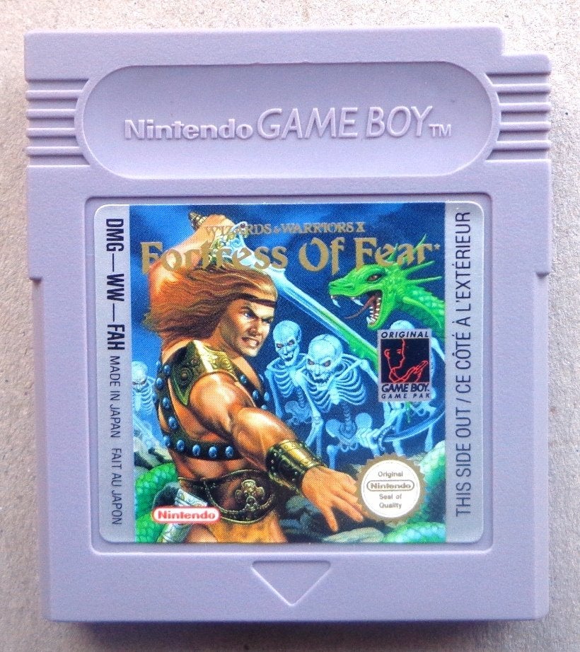 Wizards & Warriors X Fortress of Fear voor Nintendo Gameboy, Avontuur en Actie, Gebruikt, 1 speler, Ophalen of Verzenden