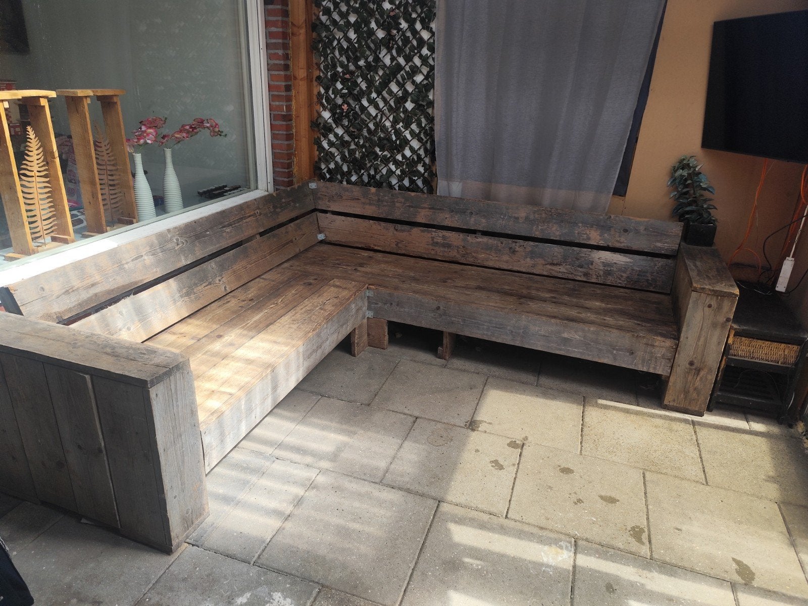tuin bank, Ophalen, Bank