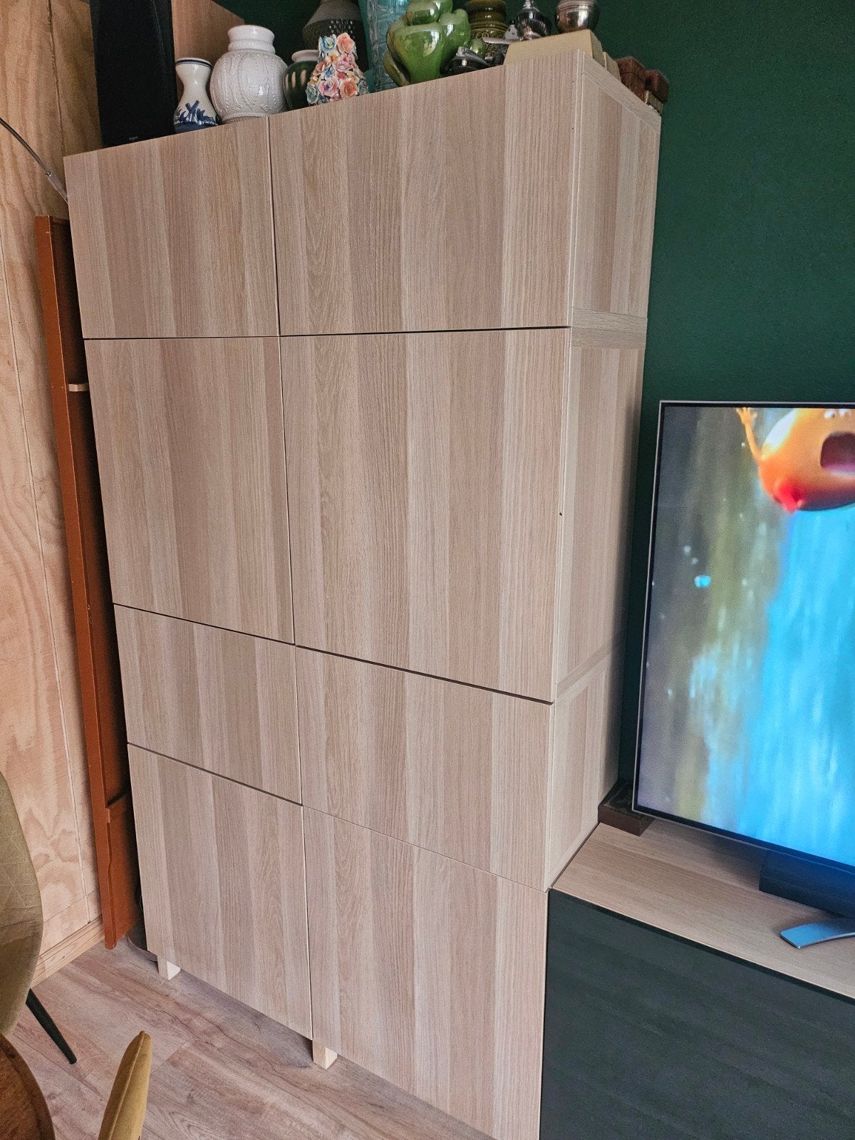 ikea Besta wandmeubel., Huis en Inrichting, Ophalen, Met deur(en), Zo goed als nieuw, Minder dan 150 cm