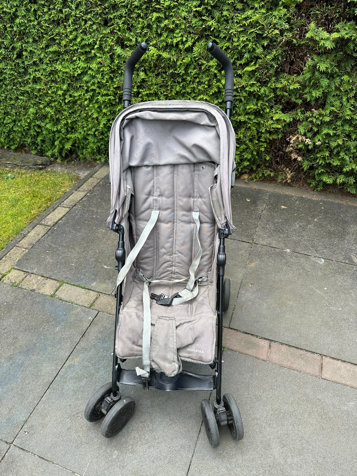 Koelstra buggy - grijs, Kinderen en Baby's, Buggy's, Ophalen, Gebruikt, Koelstra, Verstelbare rugleuning
