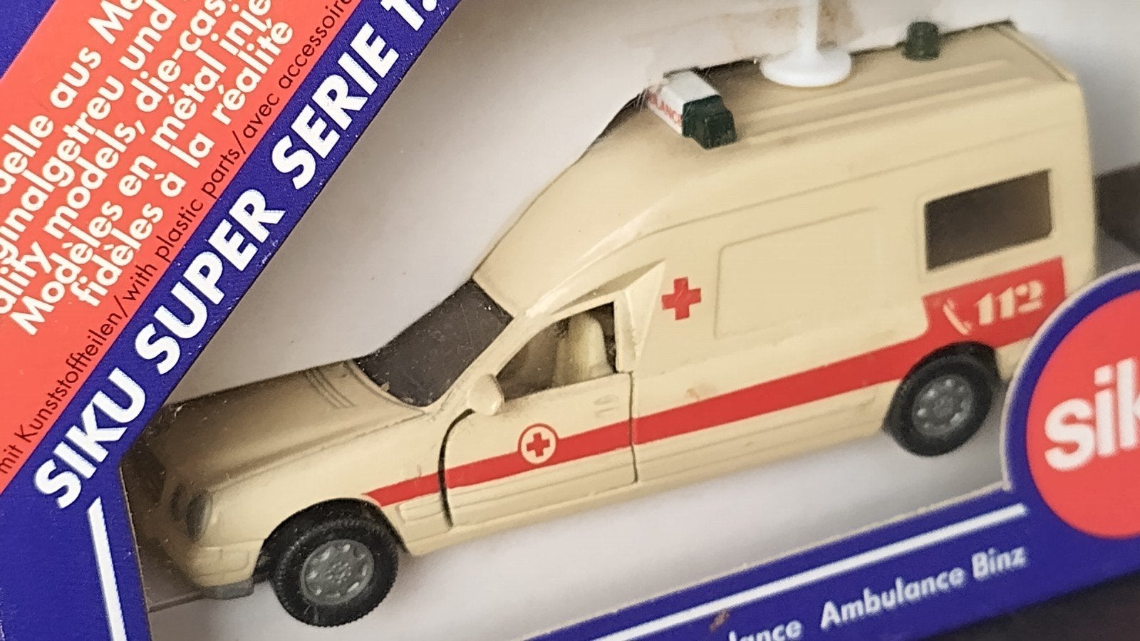 Mercedes Benz Binz Ambulance 1:55 Siku 1931 Pol, Auto, Verzenden, Nieuw, Sieper