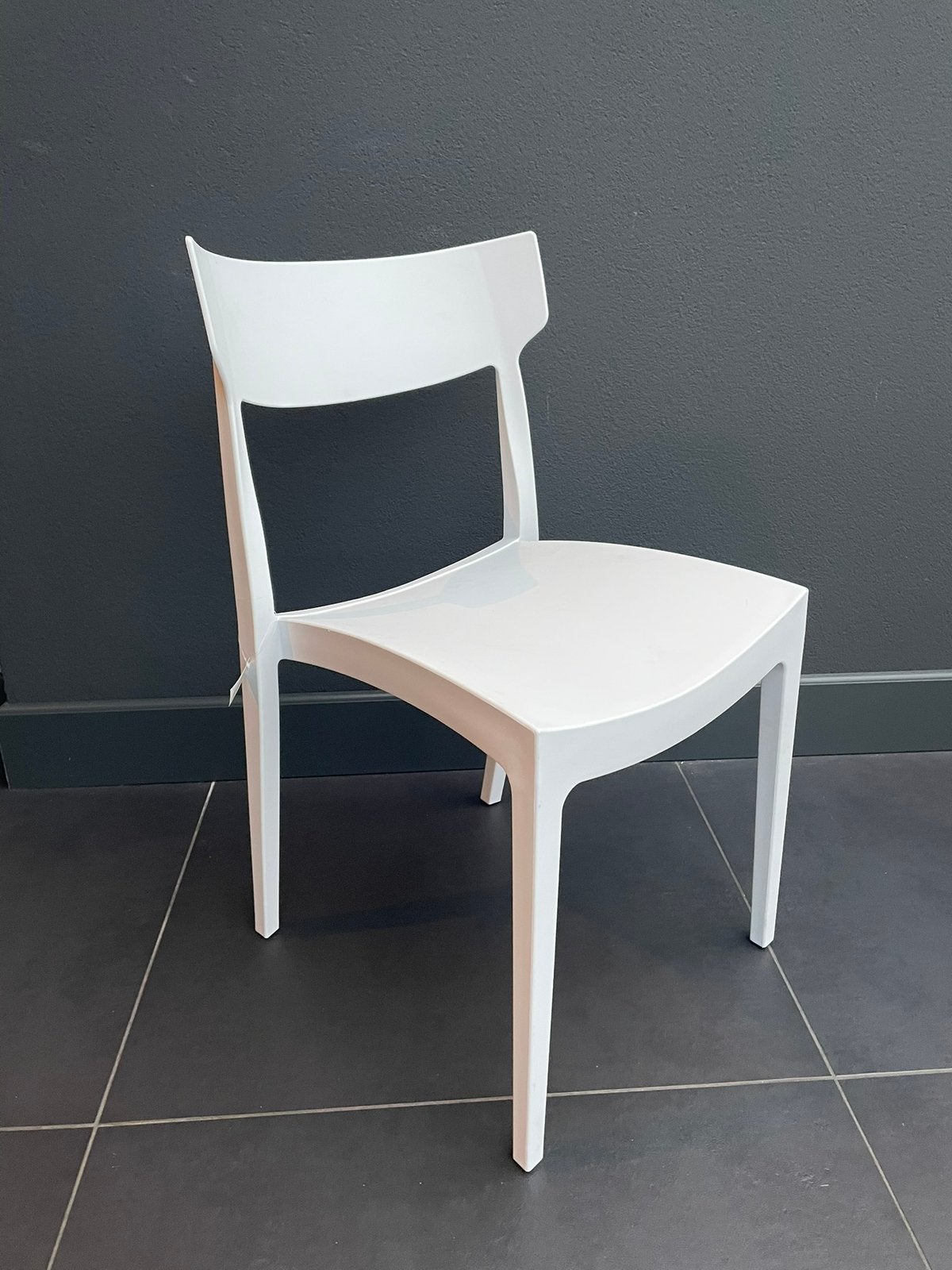 Tuinstoelen stapelbaar. Nieuw in doos op voorraaf!, Huis en Inrichting, Stoelen, Ophalen, Kunststof, Wit, Modern / tijdloos