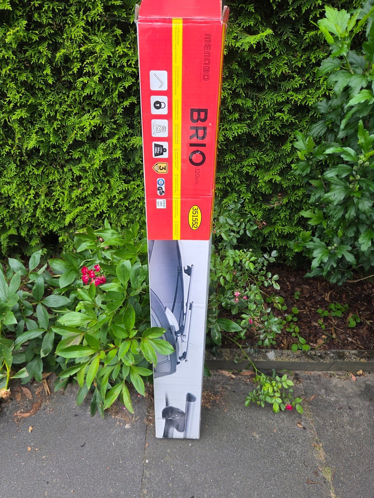 Nieuwe Menabo Brio Dakdrager 120cm, Ophalen of Verzenden, 2 fietsen, Gebruikt, Dakdrager