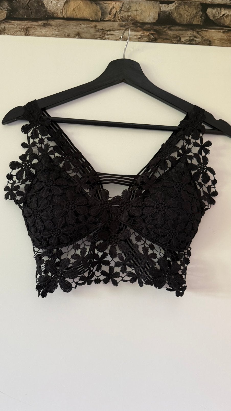 Nieuw zwart kanten bralette bh maat S, Ophalen of Verzenden, Zwart, BH
