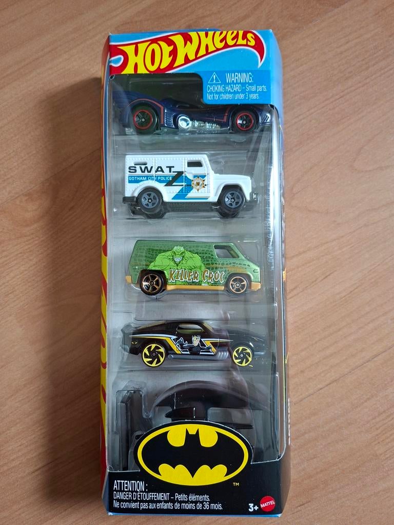 Hot Wheels 5-Pack  Batman Modellen, Ophalen of Verzenden, Nieuw, Auto