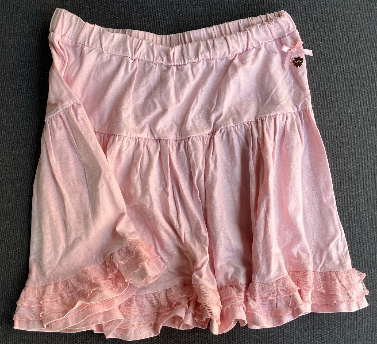 Rok roze met glinster maat 164 van Le Chic, Ophalen of Verzenden, Zo goed als nieuw, Meisje, Jurk of Rok