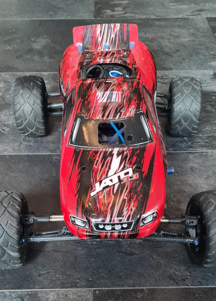 Traxxas Jato 3.3 incl toebehoren (zie foto's)., Ophalen, Zo goed als nieuw, Auto offroad