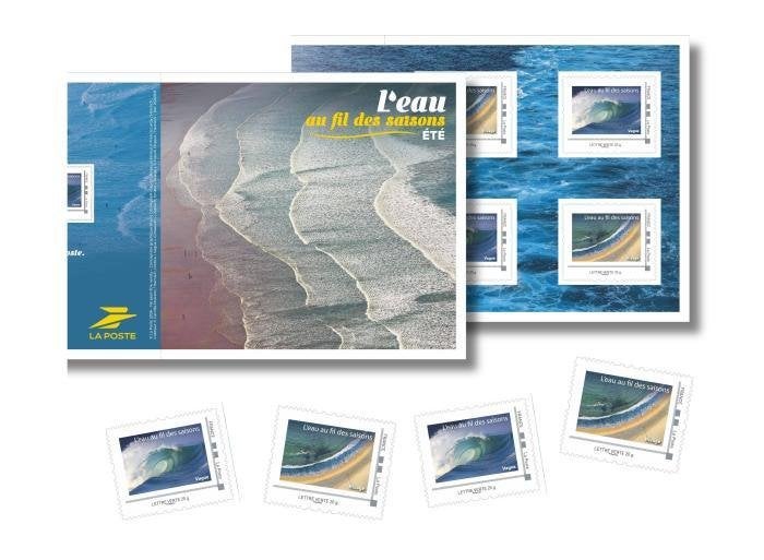 Jaar 2026 Collector 4 timbres - L'Eau été - Lettre Verte., Ophalen of Verzenden, Postfris