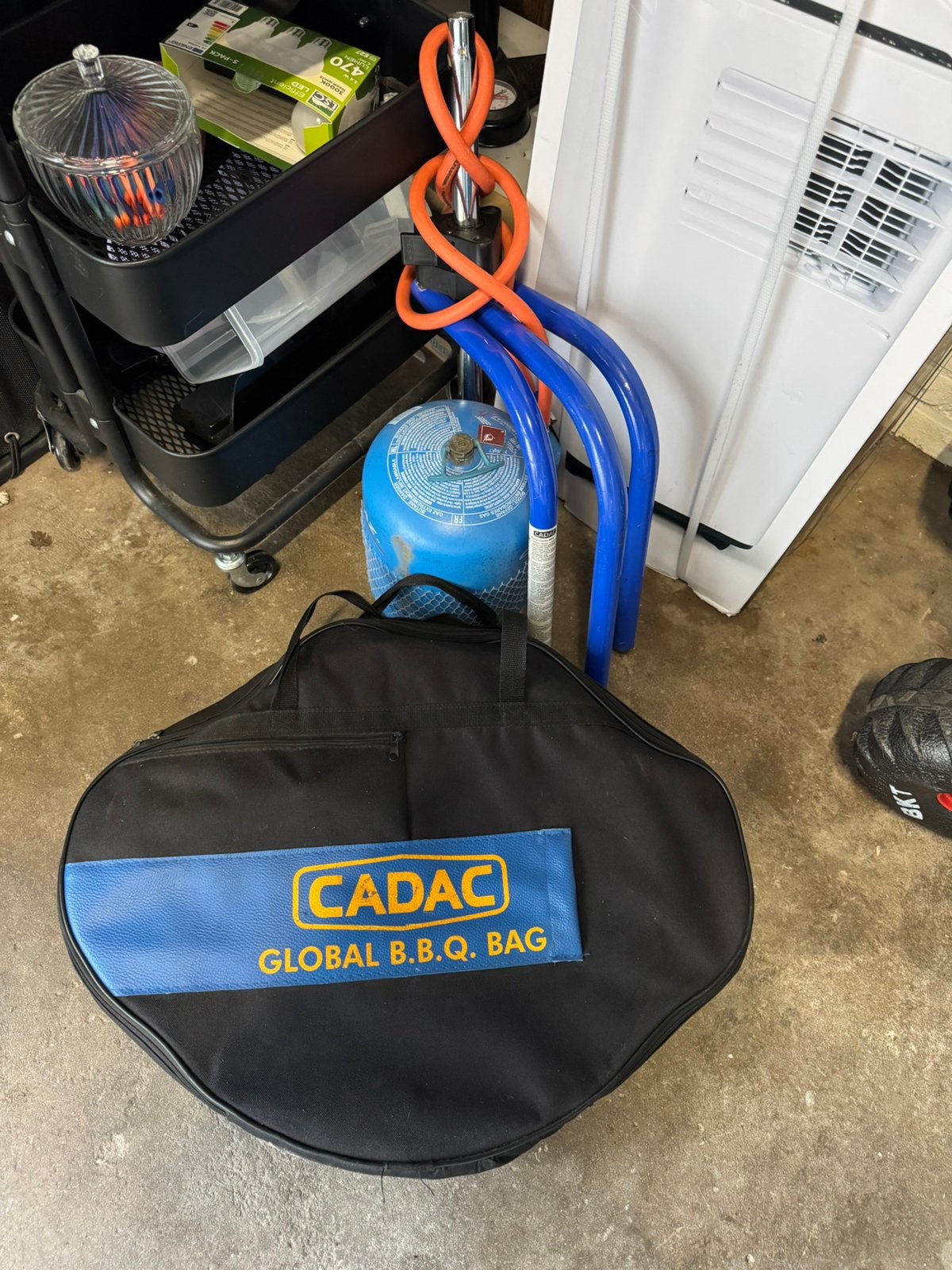 Cadec skottelbraai NIEUWE gasfles, Ophalen, Zo goed als nieuw
