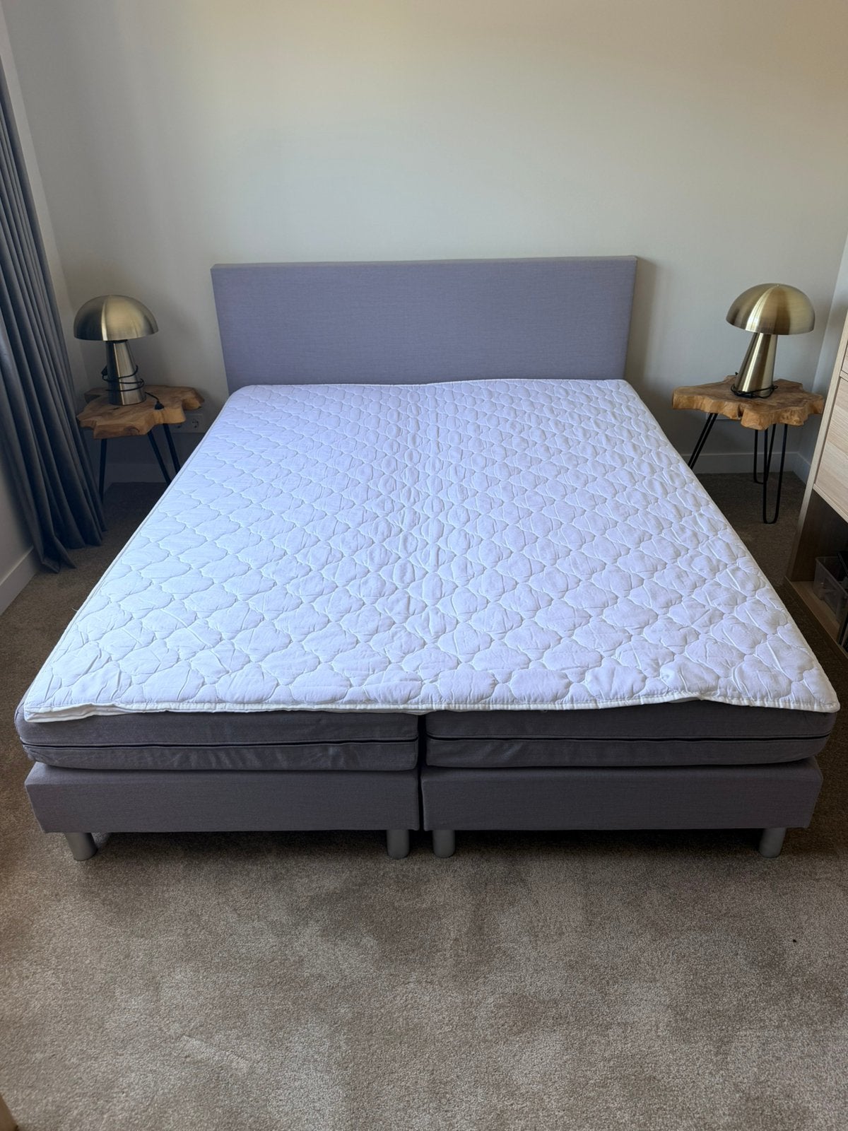 Ambra Boxspring 160x200, Ophalen, Eenvoudig, Tweepersoons, Zo goed als nieuw
