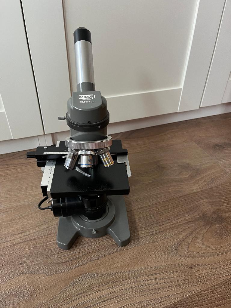 microscoop, Audio, Tv en Foto, Optische apparatuur | Microscopen, Ophalen, Zo goed als nieuw, 400x tot 1000x, Biologische microscoop