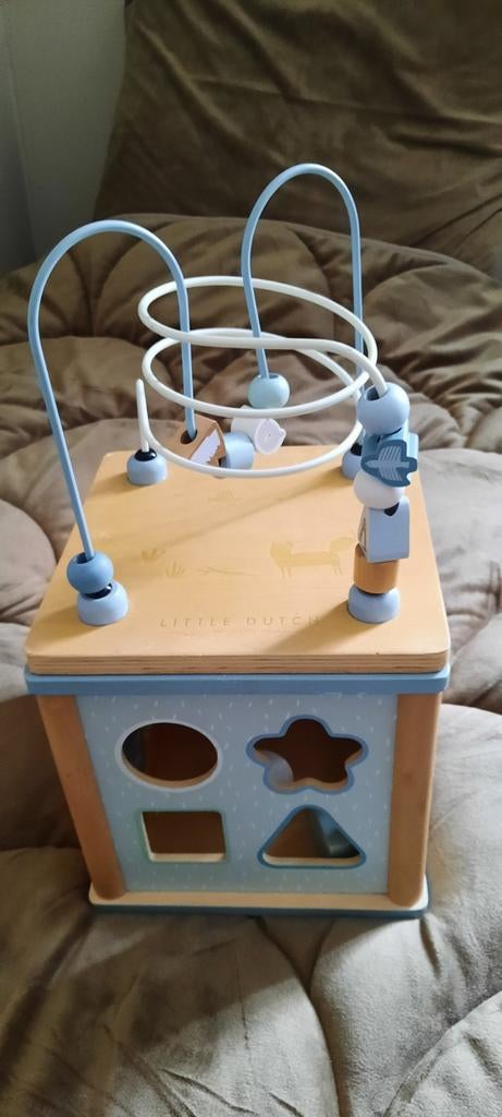 Blokkendoos little dutch, Kinderen en Baby's, Speelgoed | Houten speelgoed, Ophalen, Zo goed als nieuw