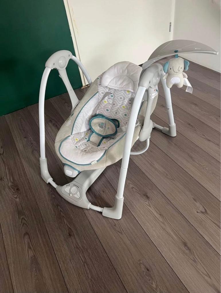 Ingenuity schommel, Ophalen, Zo goed als nieuw, Wipstoel, Verstelbaar