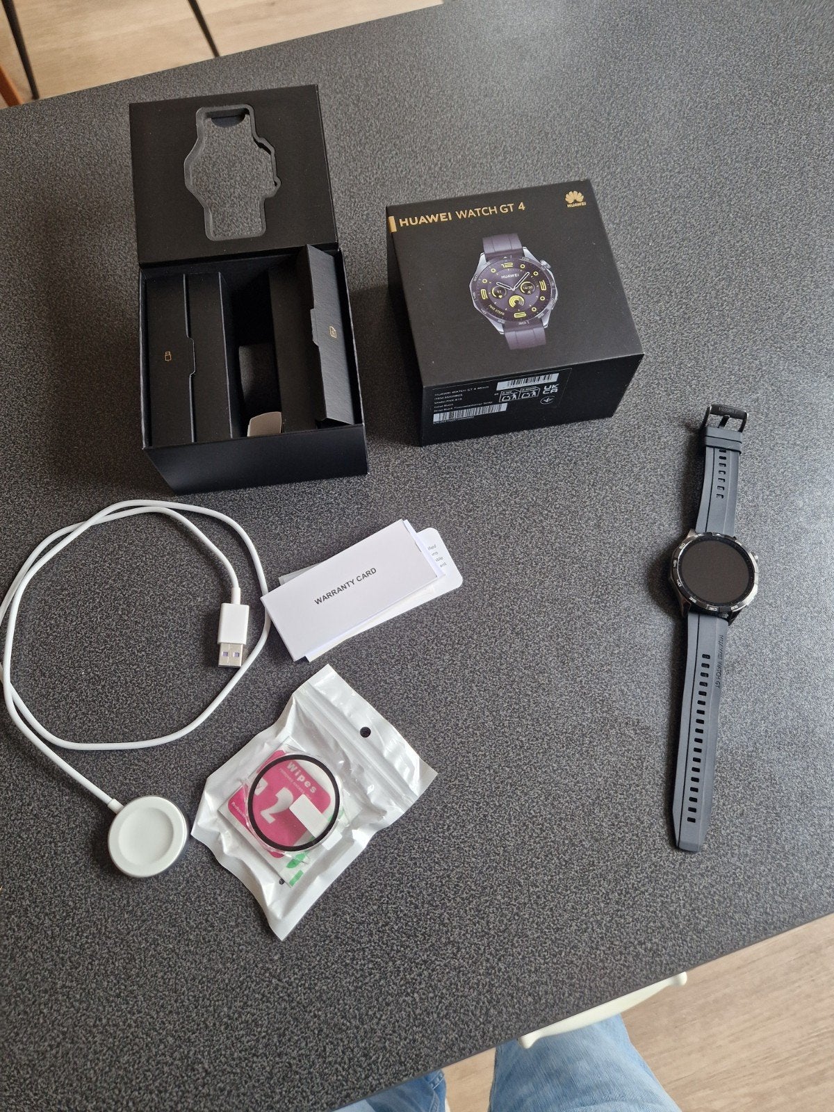 Huawei GT 4 smartwatch, Ophalen, Zo goed als nieuw, Zwart, Android