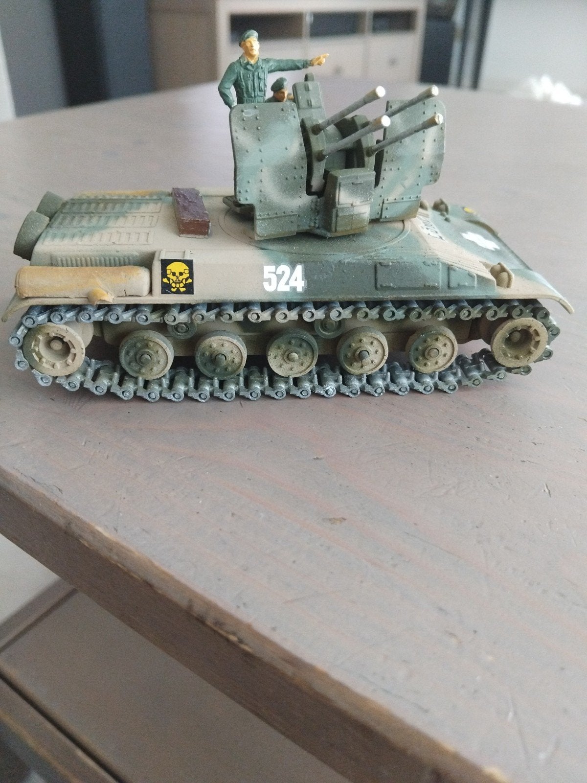 solido amx 30t met flakvierling van corgi, Kinderen en Baby's, Speelgoed | Speelgoedvoertuigen, Ophalen of Verzenden, Gebruikt
