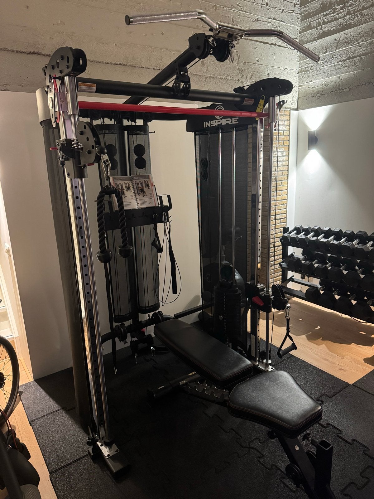 Inspire Fitness FT2 Functionele Trainer - Krachtstation, Ophalen, Krachtstation, Armen, Zo goed als nieuw