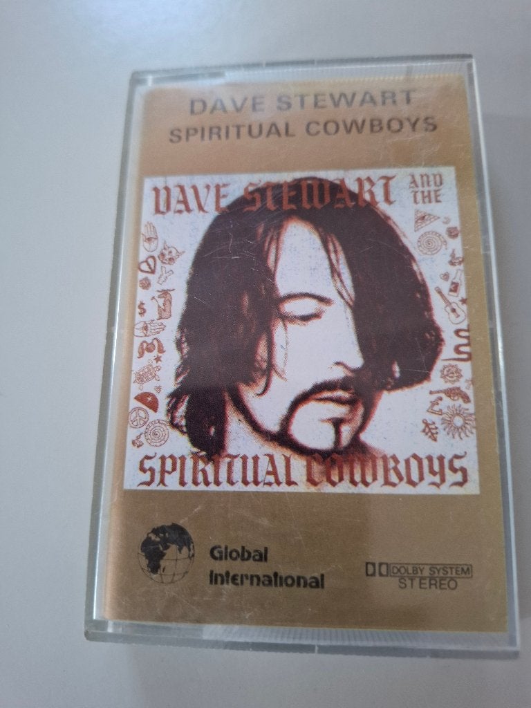 Muziek Cassette Dave Stewart - Spiritual cowboys, Muziek en Instrumenten, Ophalen of Verzenden, Gebruikt