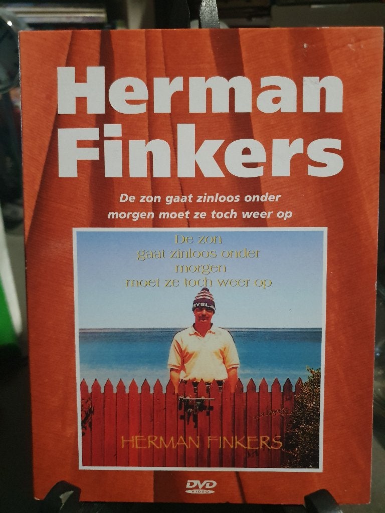 Herman Finkers - De Zon gaat zinloos onder DVD, Alle leeftijden, Ophalen, Zo goed als nieuw, Stand-up of Theatershow
